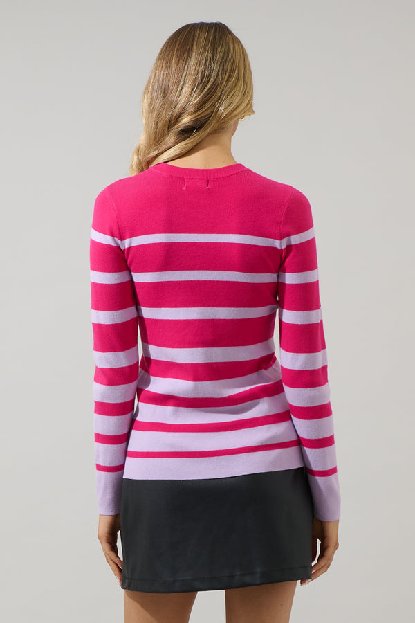 Sugarlips Ursula Stripe Knit Sweater