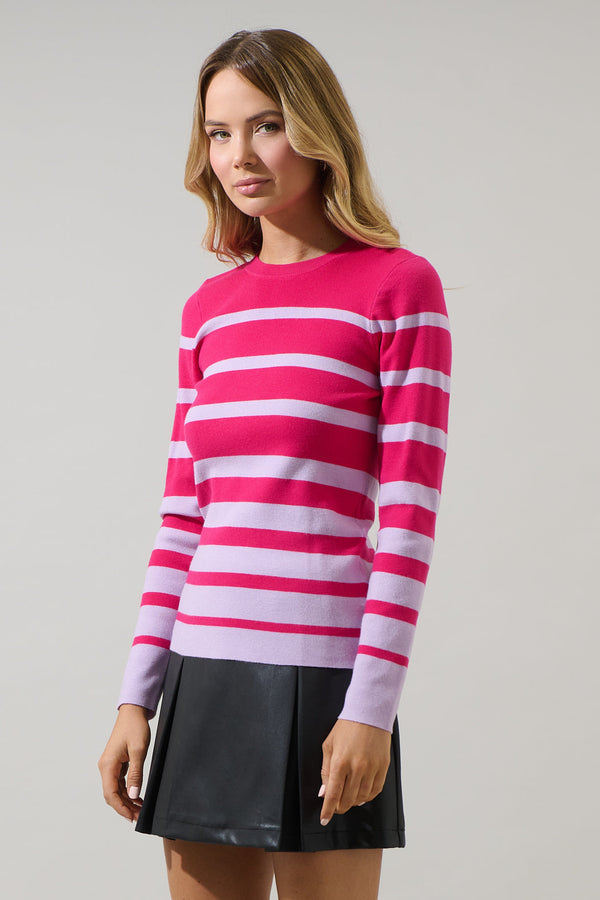 Sugarlips Ursula Stripe Knit Sweater