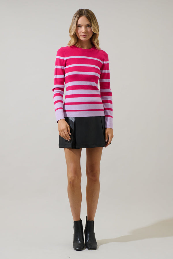 Sugarlips Ursula Stripe Knit Sweater