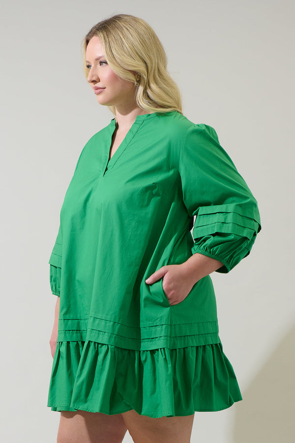 Sugarlips Velma Ruffle Shift Dress Curve