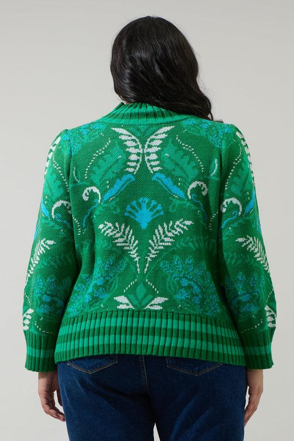 Sugarlips Verda Mock Neck Sweater Curve