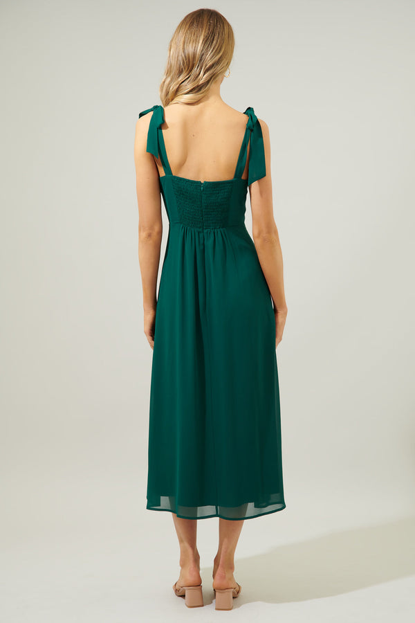 Sugarlips Viejo Tie Strap Midi Dress