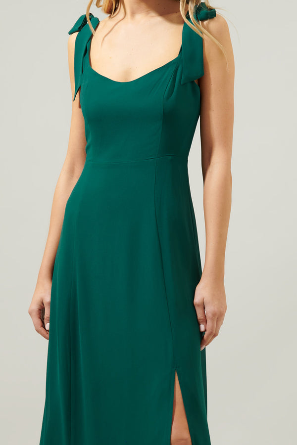Sugarlips Viejo Tie Strap Midi Dress