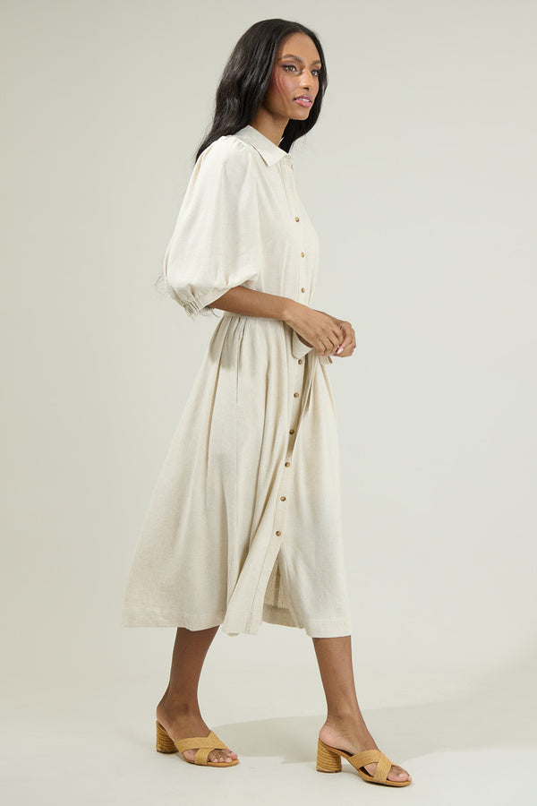 Sugarlips Vienna Midi Shirt Dress