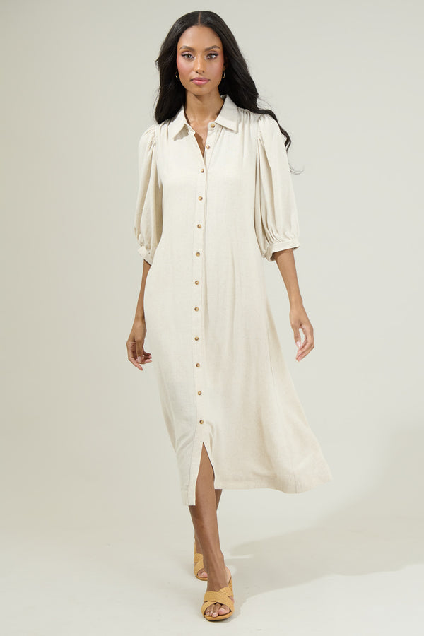 Sugarlips Vienna Midi Shirt Dress