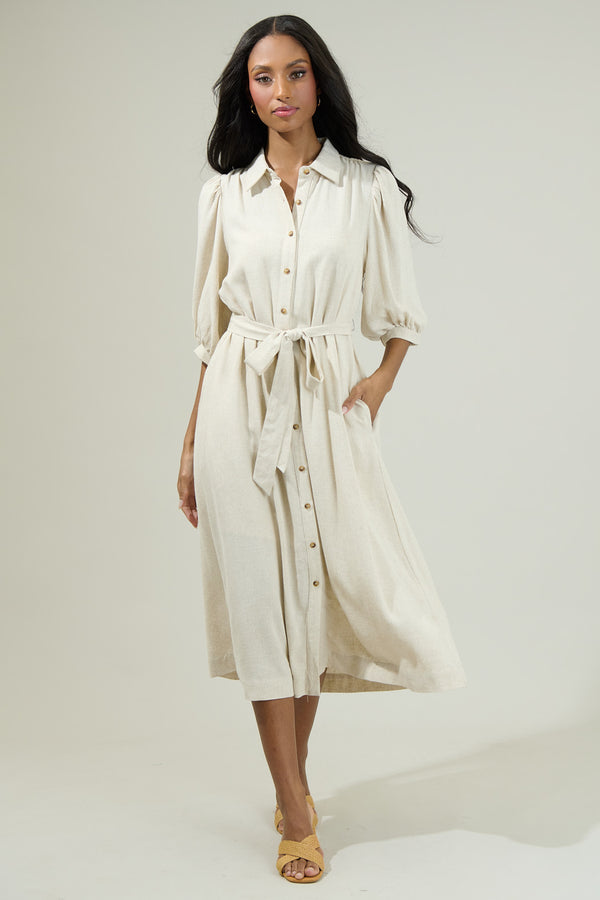 sugarlips Vienna Midi Shirt Dress