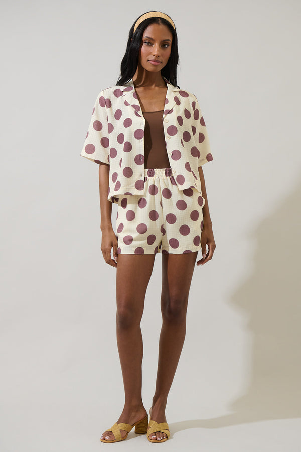 Sugarlips Violda Dot High Waisted Shorts