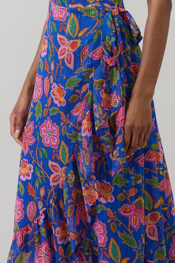 Sugarlips Wendey Floral Zayna Wrap Maxi Dress