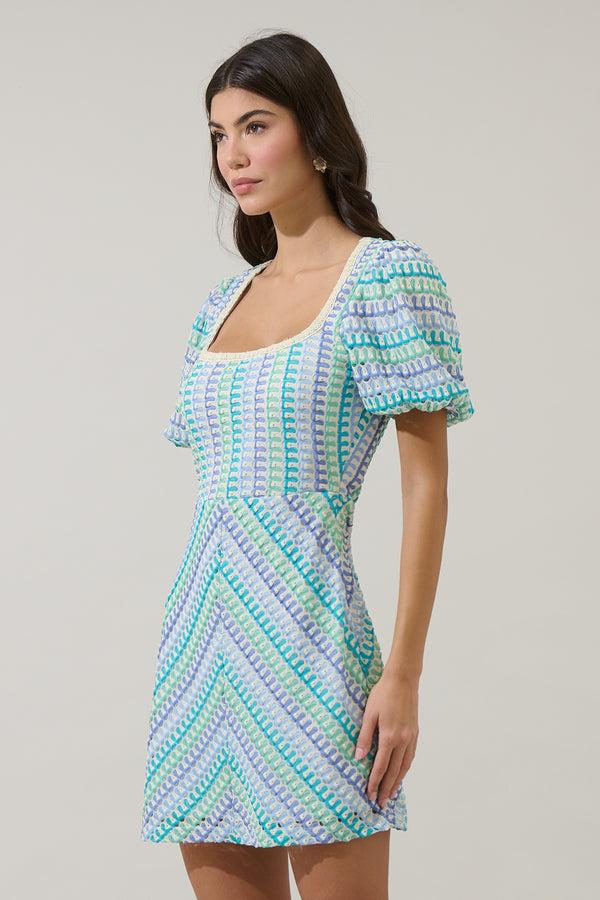 Sugarlips Widley Crochet Reyna Mini Dress