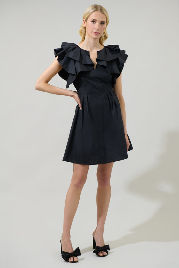 Sugarlips Wilma Ruffle Mini Dress