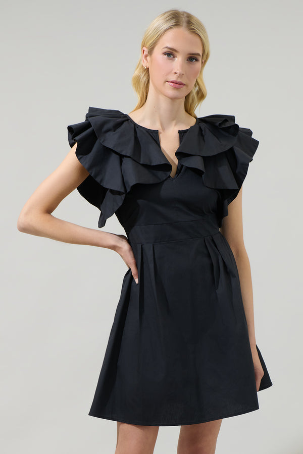 sugarlips Wilma Ruffle Mini Dress