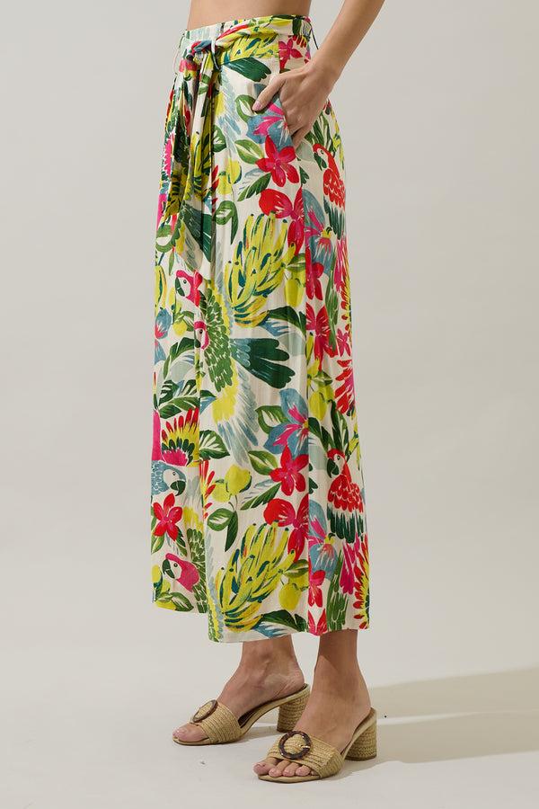 Sugarlips Wissa Tropical Bien Wide Leg Pants