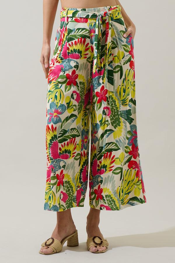 sugarlips Wissa Tropical Bien Wide Leg Pants