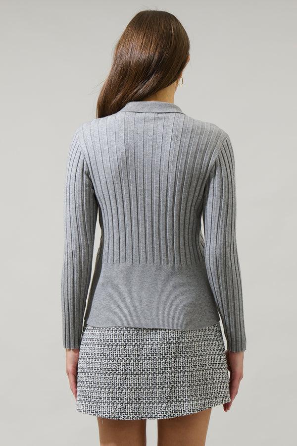 Sugarlips Wrenlee Button Up Collared Cardigan