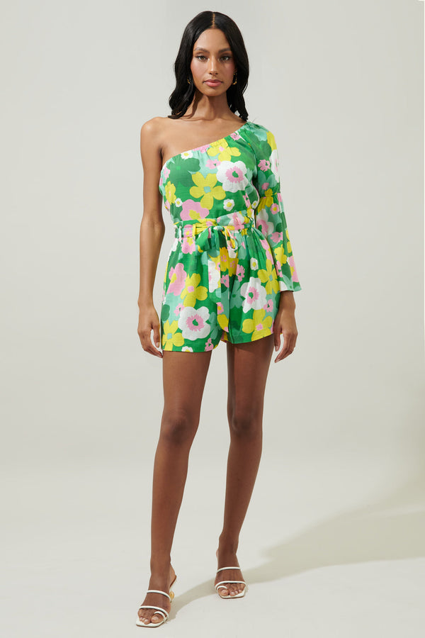 Sugarlips Wrenly Floral High Waisted Shorts
