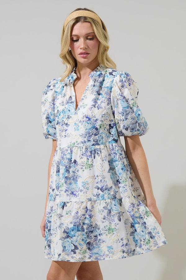 Sugarlips Yalinda Eyelet Jacey Babydoll Mini Dress