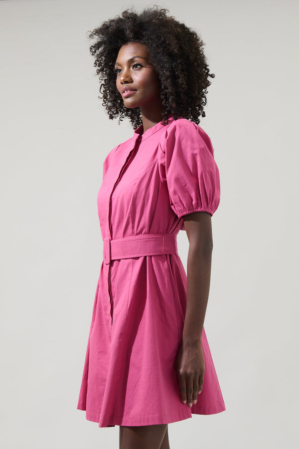 Sugarlips Yami Button Down Shift Mini Dress