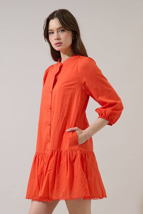 Sugarlips Yamila Ruffle Mini Dress