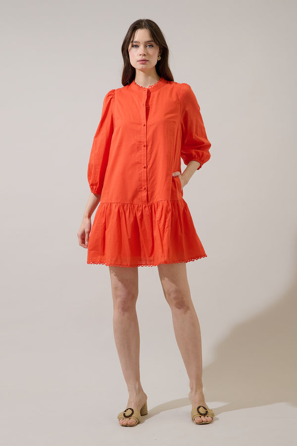 Sugarlips Yamila Ruffle Mini Dress