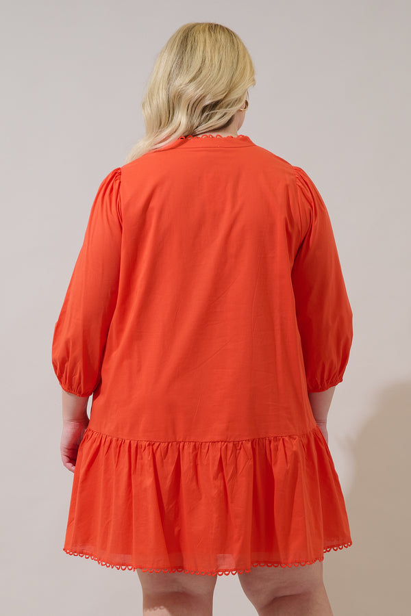 Sugarlips Yamila Ruffle Mini Dress Curve