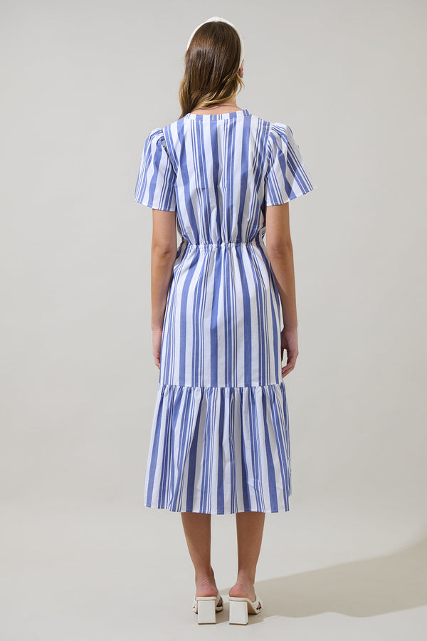 Sugarlips Yinny Stripe Lendra Midi Dress