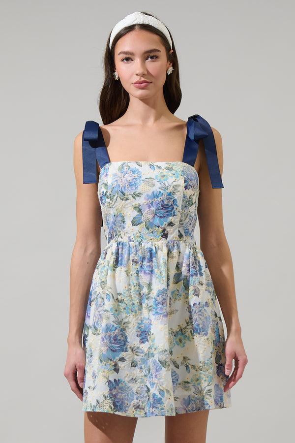 Sugarlips Zaidy Eyelet Nidia Mini Dress