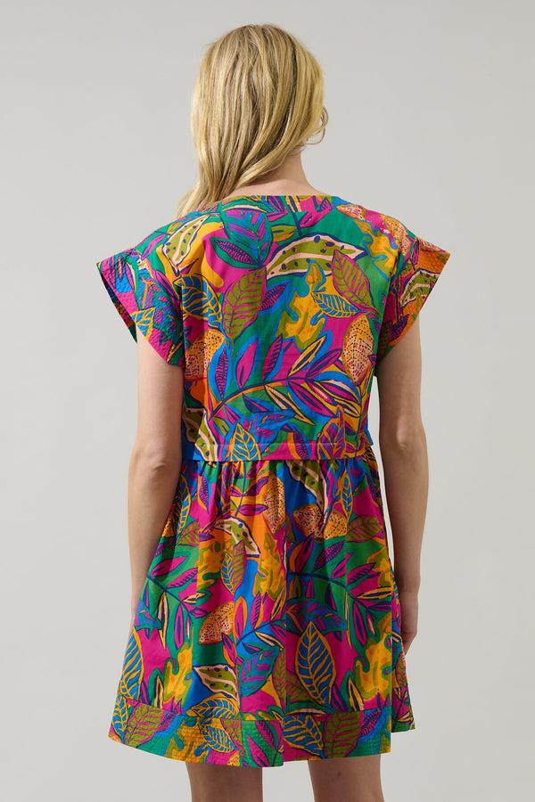 Sugarlips Zamira Tropics Jolene Trapeze Mini Dress
