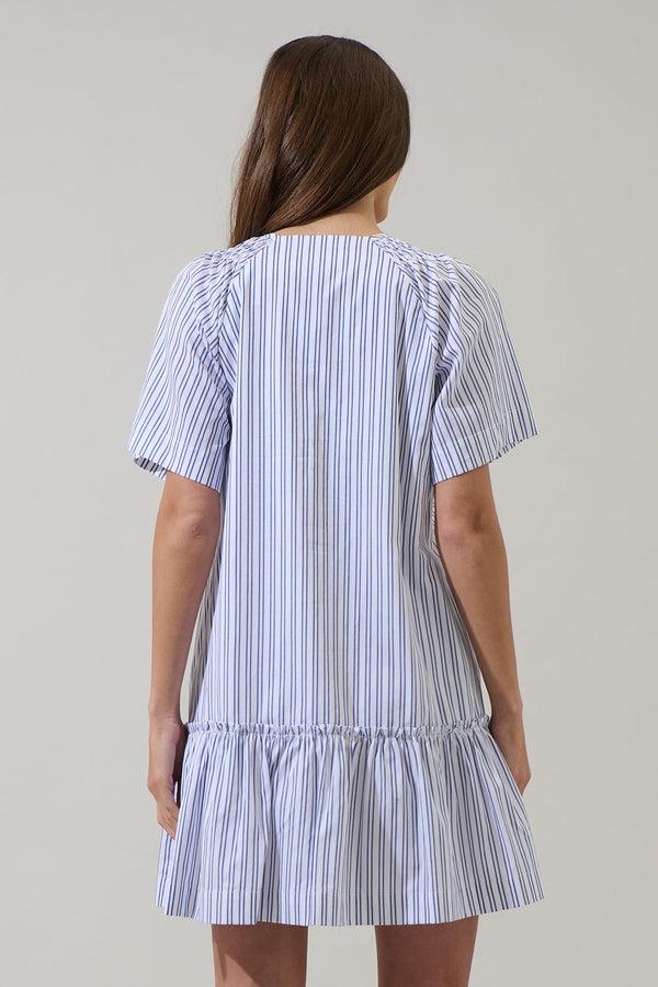 Sugarlips Zaria Stripe Ashby Shift Mini Dress