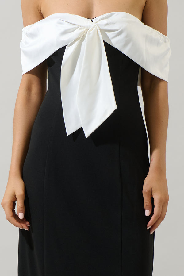 Sugarlips Zayane Off Shoulder Midi Dress