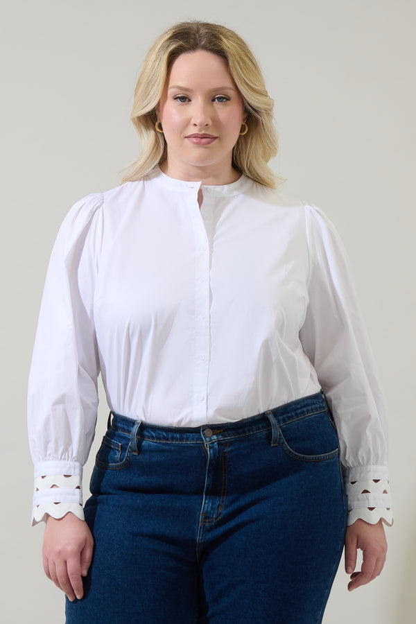 Sugarlips Ziana Button Down Shirt Curve