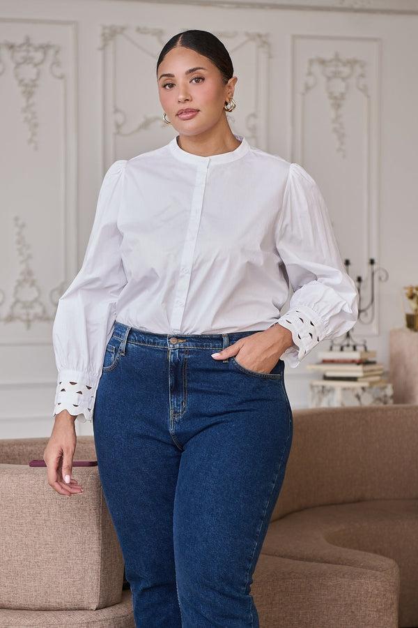 sugarlips Ziana Button Down Shirt Curve