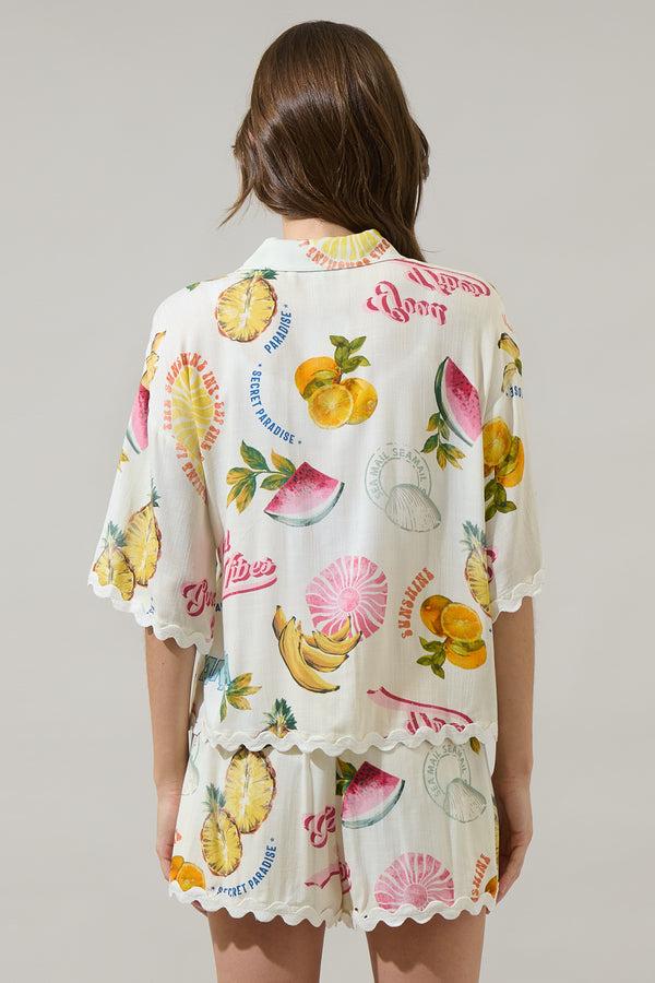 Sugarlips Zion Paradise Marnie Button Up Shirt