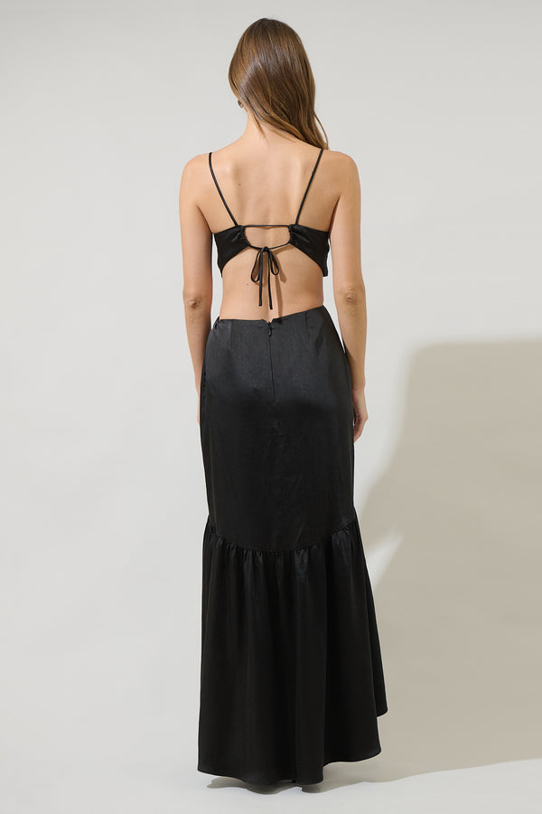 Sugarlips Zabrina Clock Block Lavya Cut Out Maxi Dress