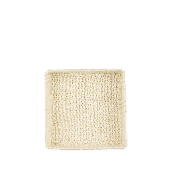 Summerill & Bishop Abaca Woven Napkin Holder In Cream