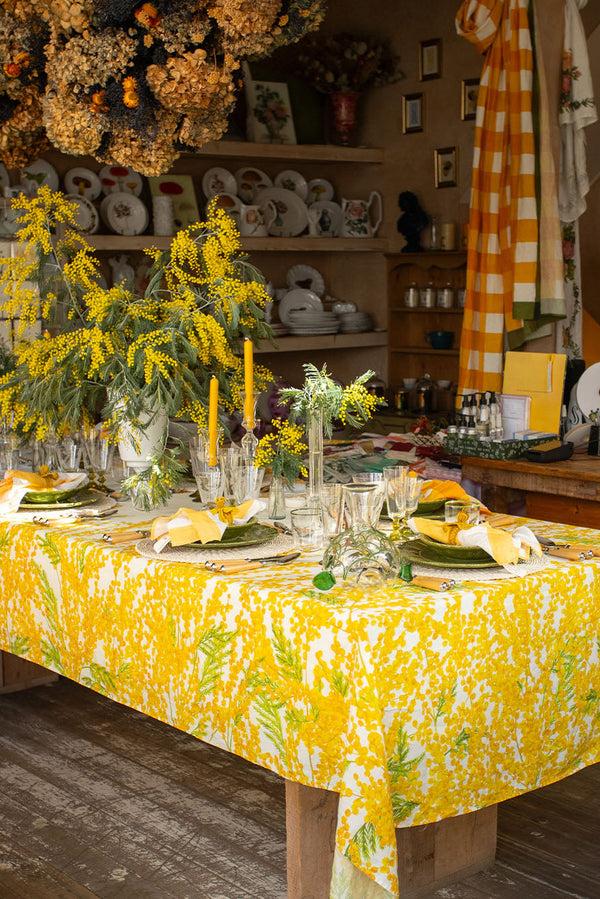 Summerill & Bishop Abaca Woven Round Placemat In Cream