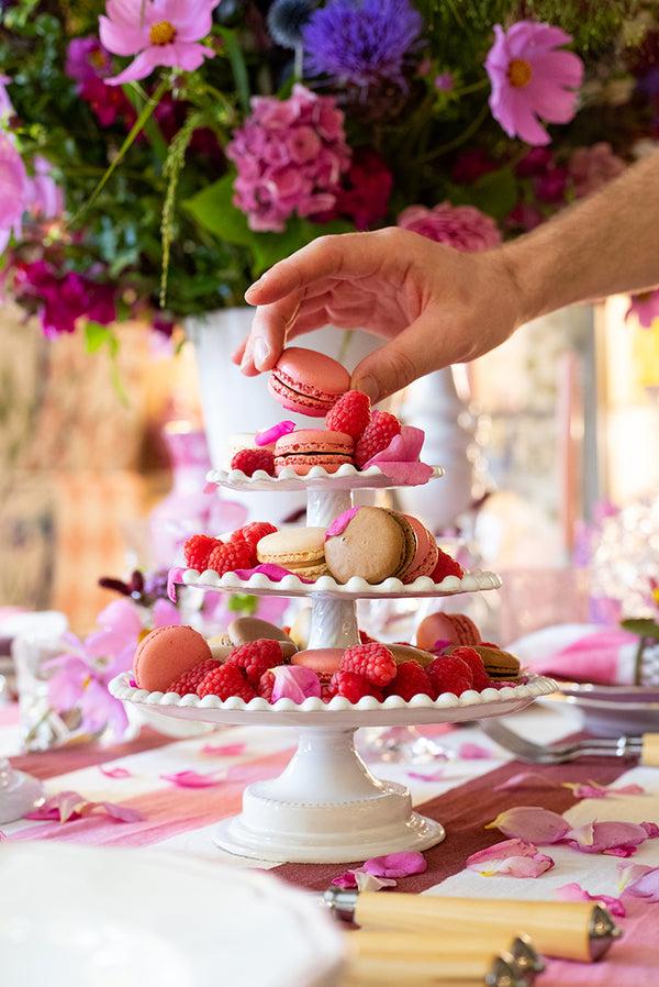 Summerill & Bishop Adelaide Three Level Cake Stand By Astier De Villatte 22cm