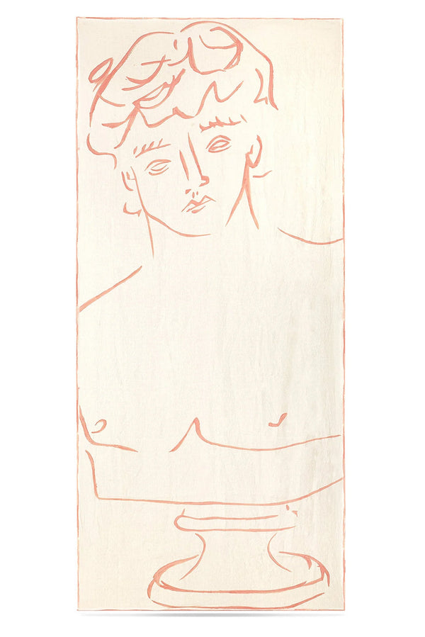 summerill & bishop 'Antinous II' Summerill & Bishop x Luke Edward Hall Linen Tablecloth