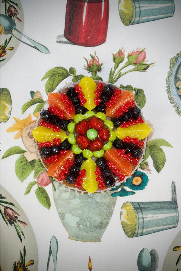 Summerill & Bishop Assorted Fruit Cake Decorative Candle 23cm