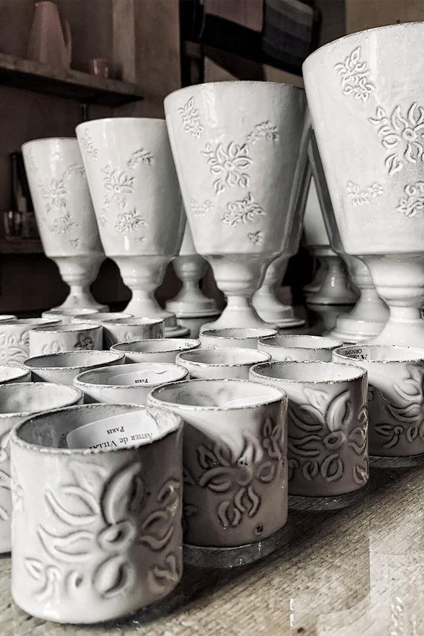 Summerill & Bishop Astier De Villatte X Summerill & Bishop Napkin Ring With Falling Flower