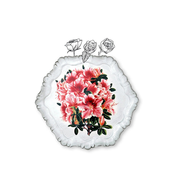 Summerill & Bishop Azalea Indica Platter By Astier De Villatte 38cm