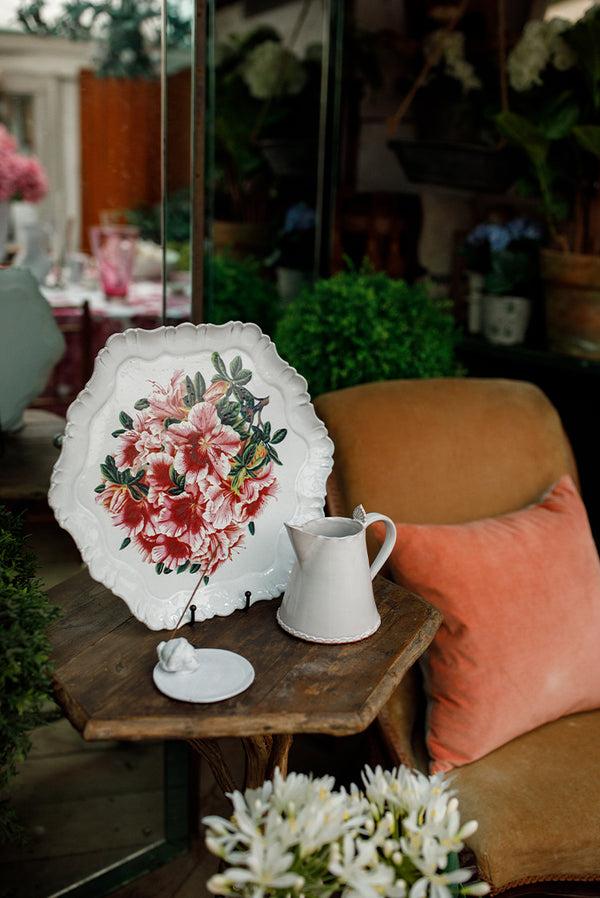 Summerill & Bishop Azalea Indica Platter By Astier De Villatte 38cm