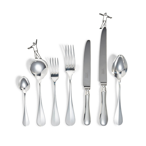 Summerill & Bishop Baguette Silver Plated 7 Piece Cutlery Set