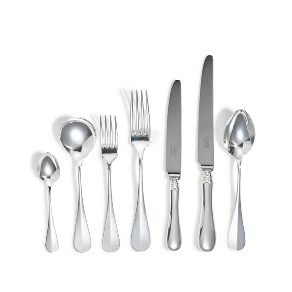 summerill & bishop Baguette Silver Plated 7 Piece Cutlery Set
