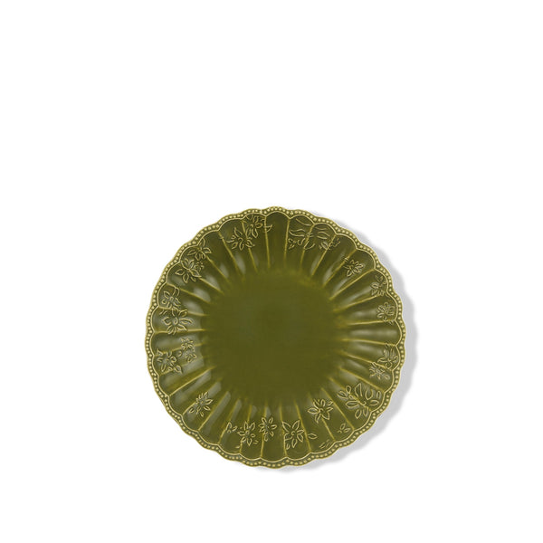 summerill & bishop Bernadette's Falling Flower Green Soup Bowl 22cm