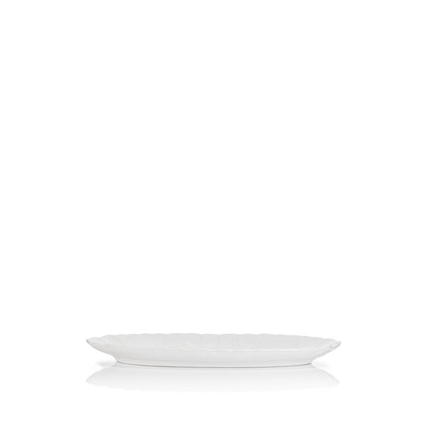 Summerill & Bishop Bernadette's Falling Flower White Oval Platter 46cm