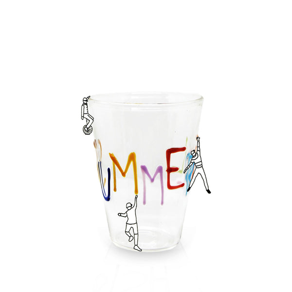 Summerill & Bishop Bespoke Handblown Glass Word Tumbler - MADE TO ORDER