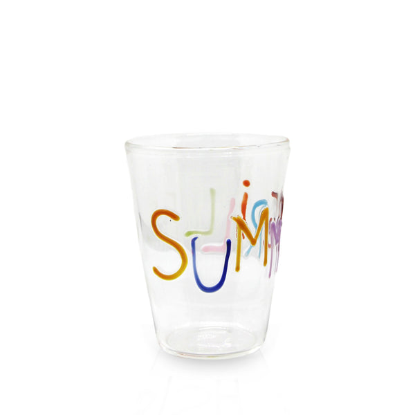 summerill & bishop Bespoke Handblown Glass Word Tumbler - MADE TO ORDER
