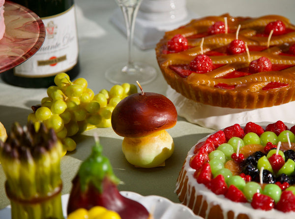 Summerill & Bishop Blackberry Fruit Tart Decorative Candle 24cm