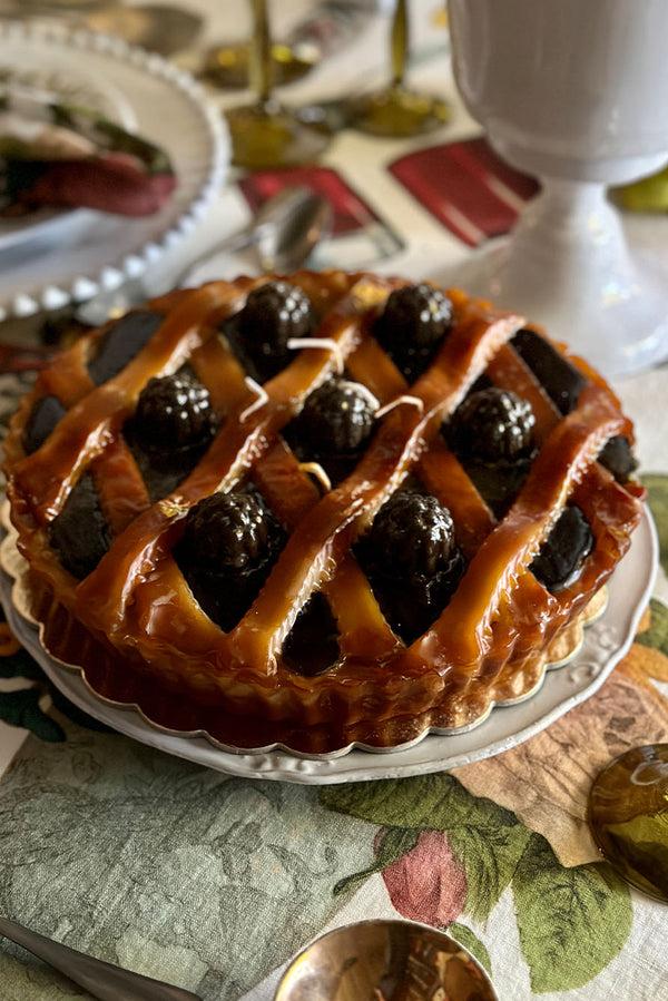 Summerill & Bishop Blackberry Fruit Tart Decorative Candle 24cm