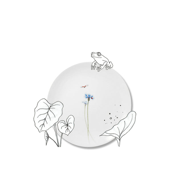 Summerill & Bishop Bloom Centaurea Cyanus Dinner Plate 25cm